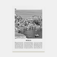 Scilla Travel B&W Poster