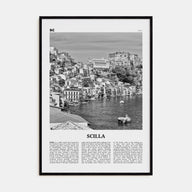 Scilla Travel B&W Poster