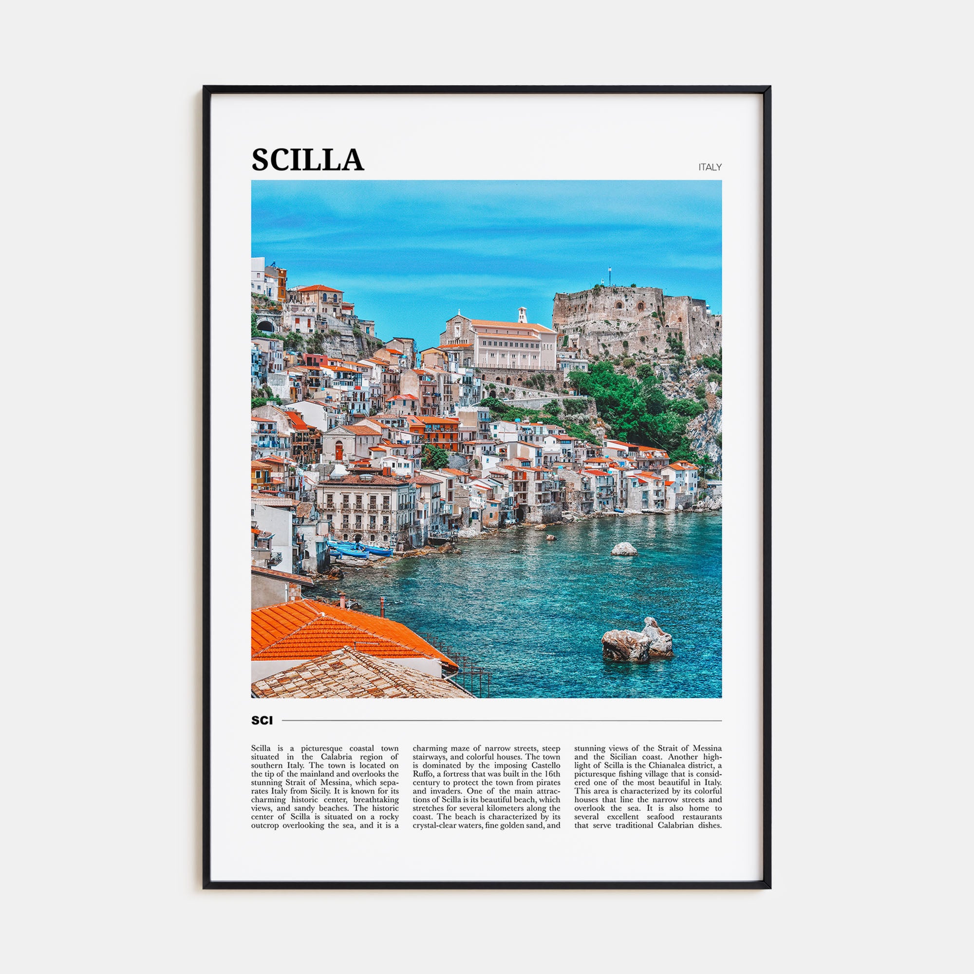 Scilla Travel Color Poster