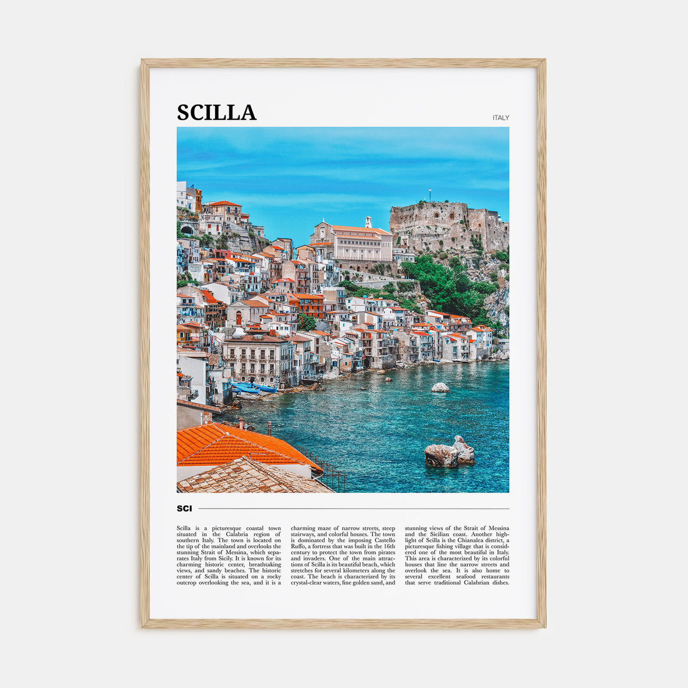 Scilla Travel Color Poster