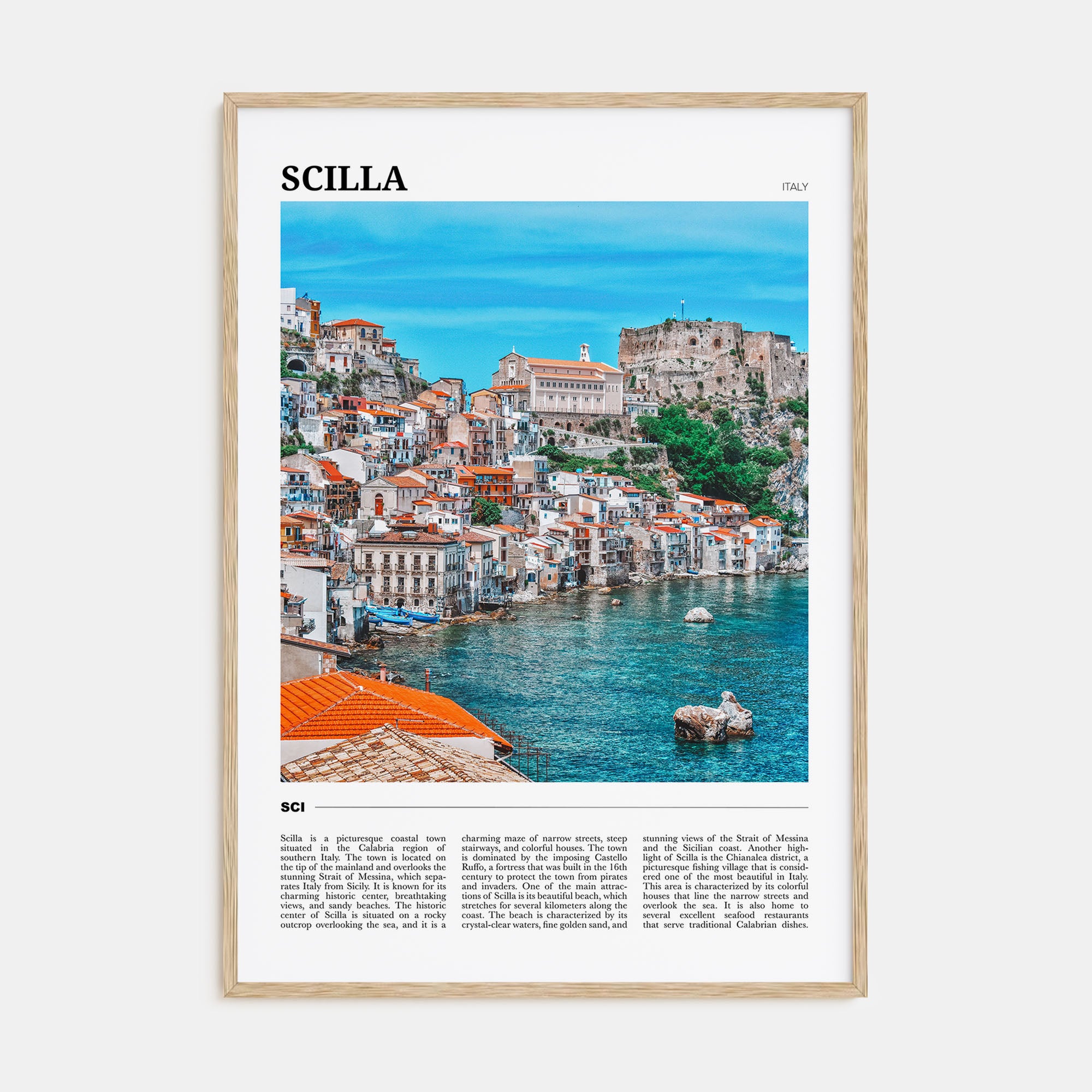 Scilla Travel Color Poster