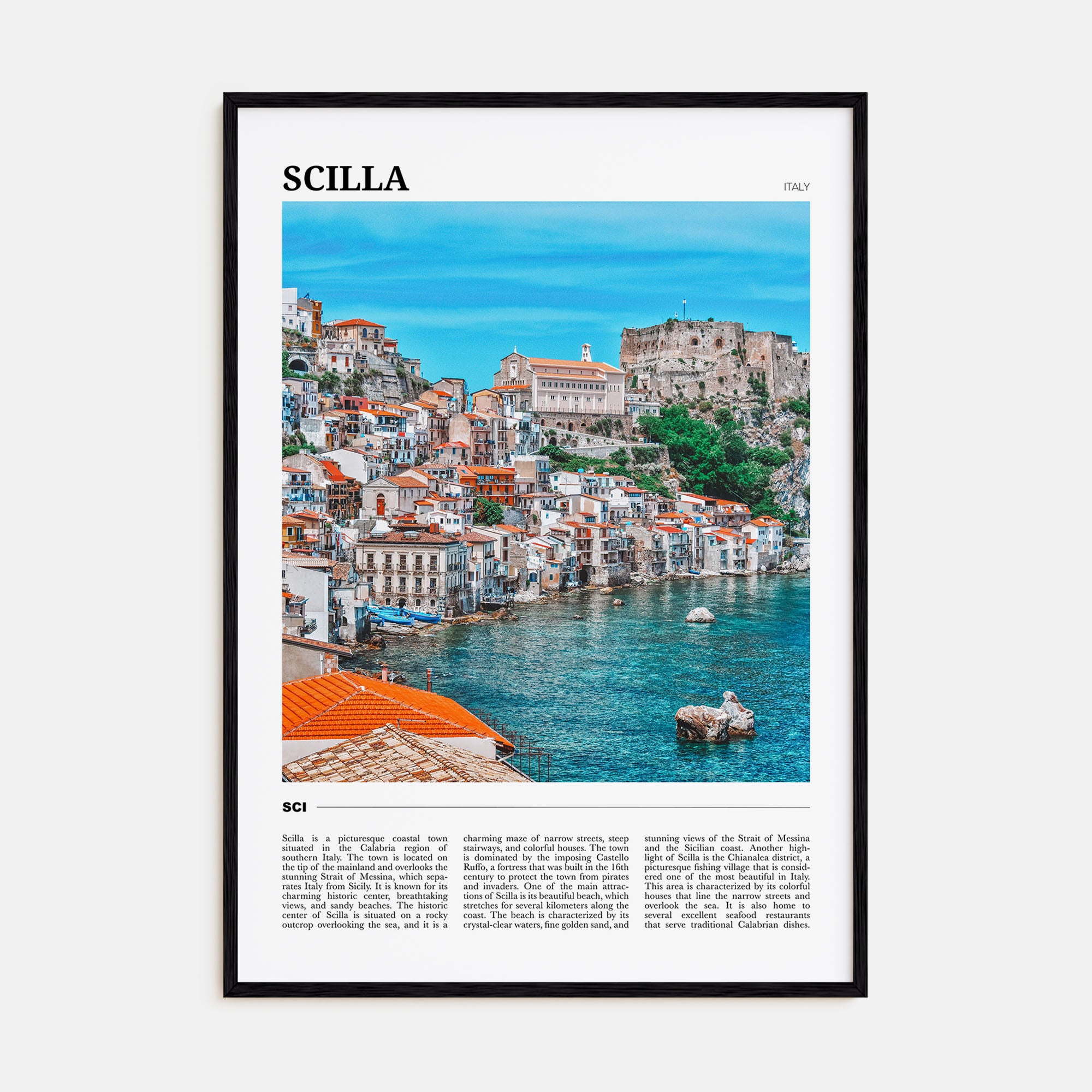 Scilla Travel Color Poster