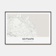 Scituate Map Landscape Poster