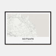 Scituate Map Landscape Poster