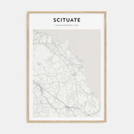 Scituate Map Portrait Poster