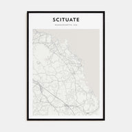 Scituate Map Portrait Poster