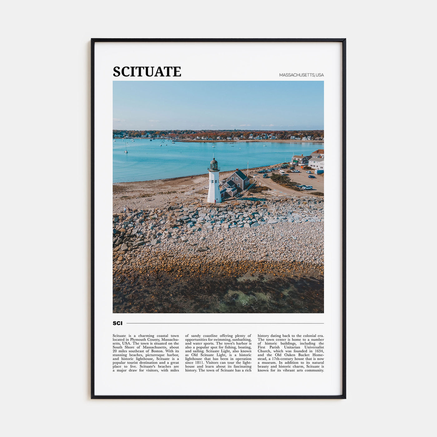 Scituate Travel Color Poster