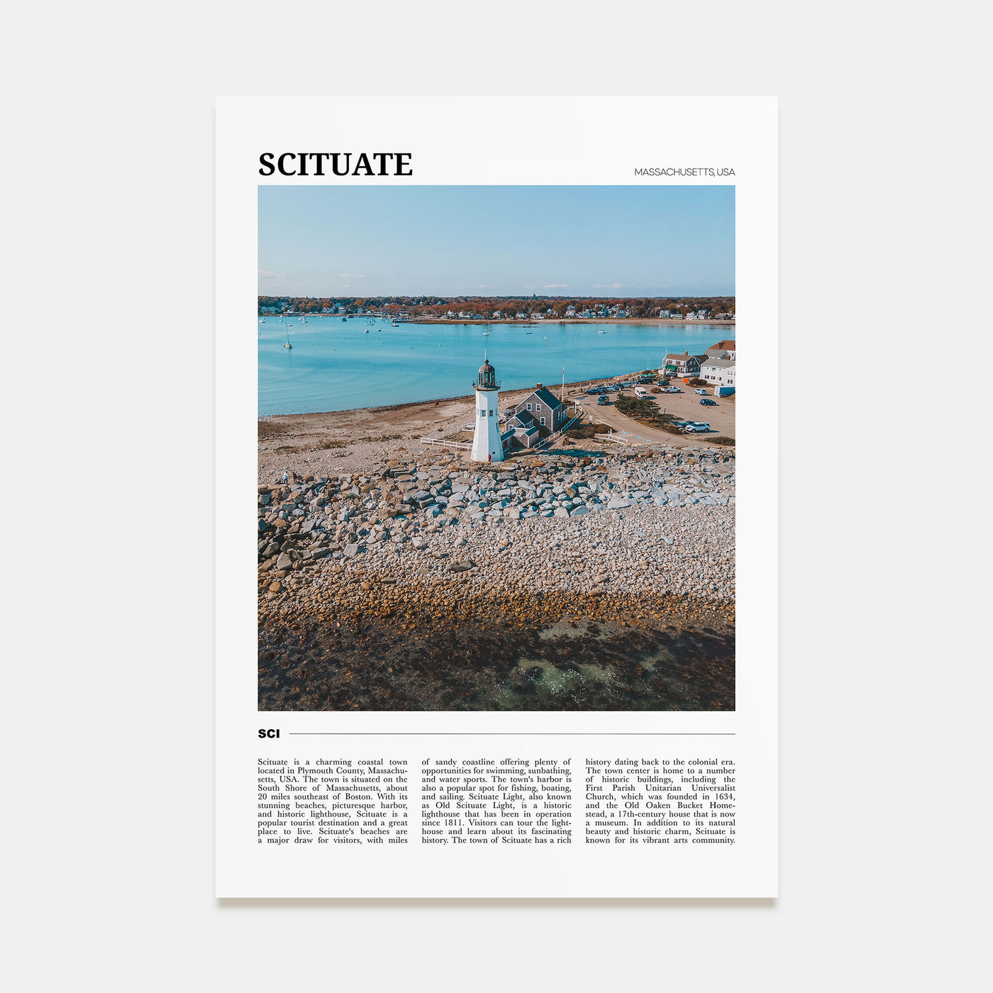 Scituate Travel Color Poster
