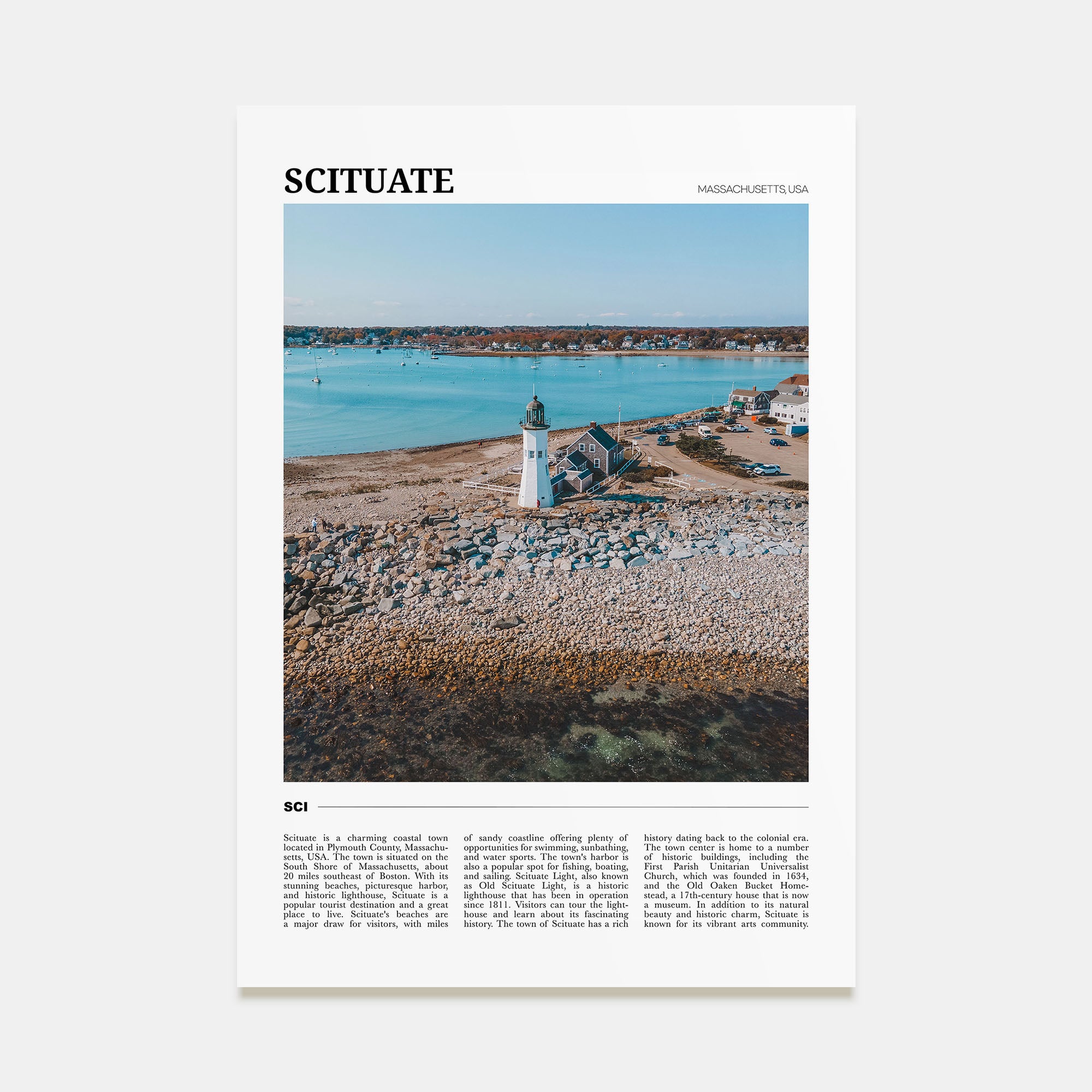 Scituate Travel Color Poster