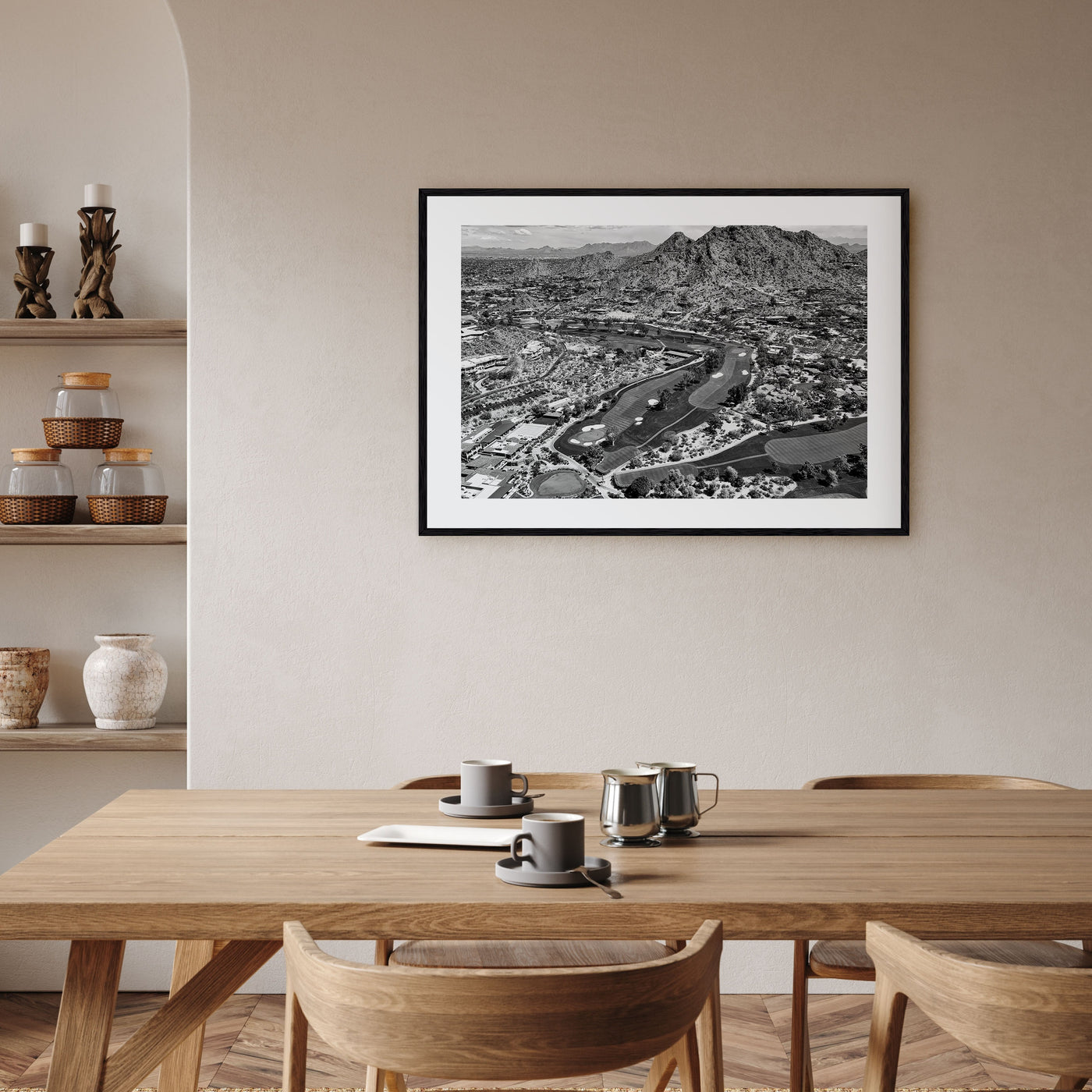 Scottsdale Landscape B&W Poster