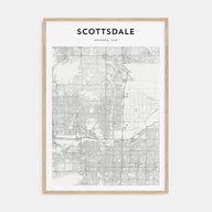 Scottsdale Map Portrait Poster