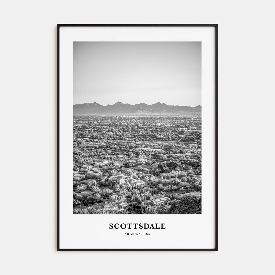 Scottsdale Portrait B&W No 1 Poster
