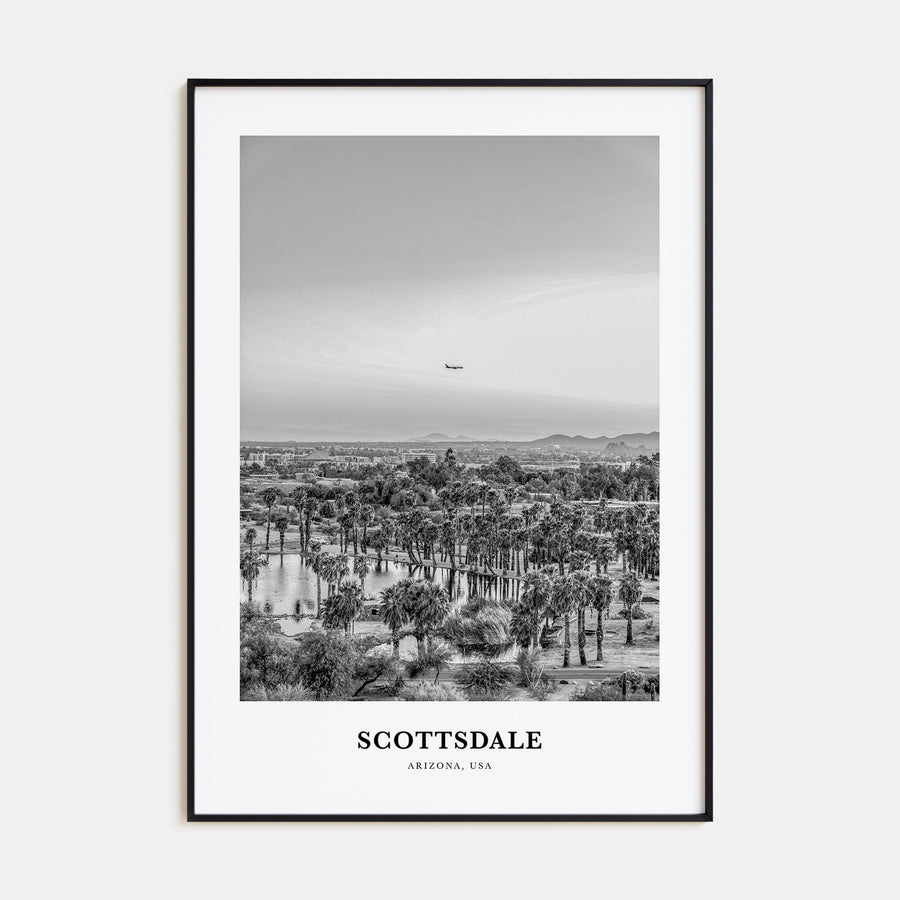 Scottsdale Portrait B&W No 2 Poster