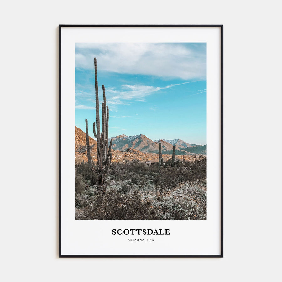 Scottsdale Portrait Color Poster