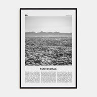 Scottsdale Travel B&W No 2 Poster