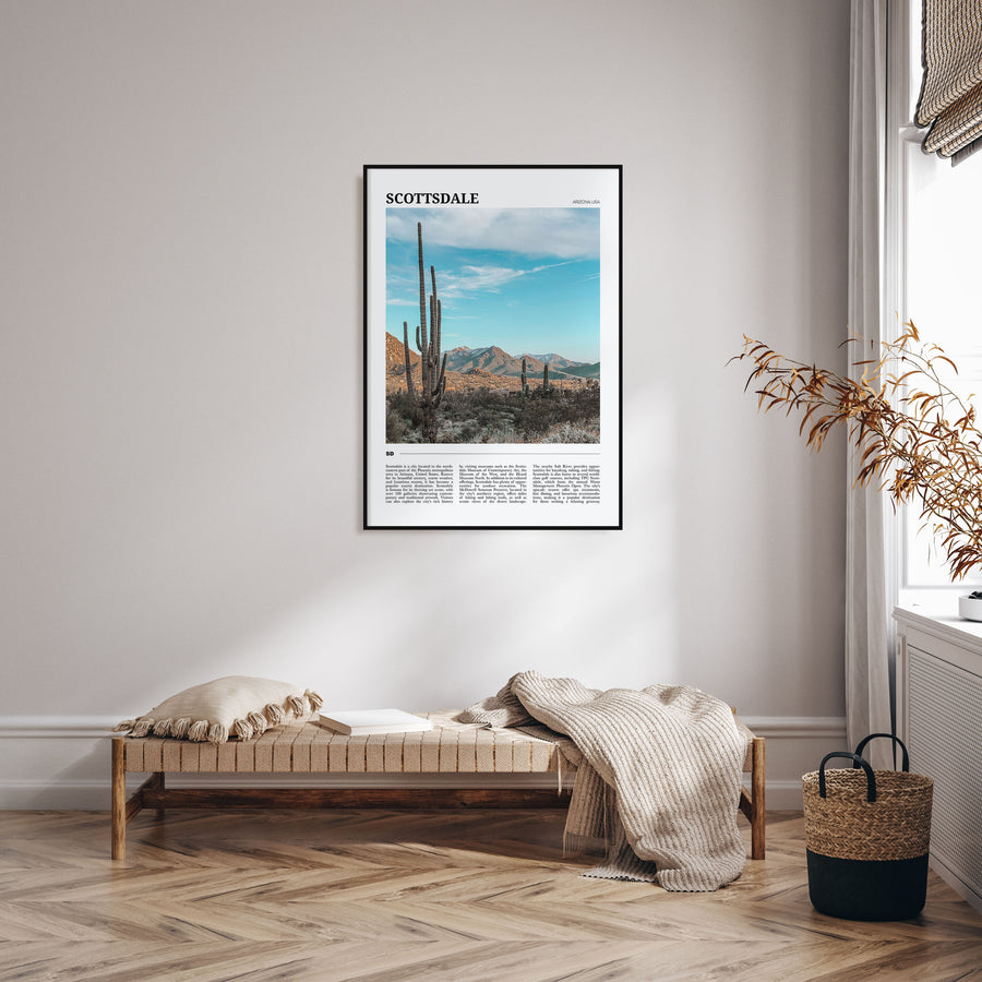 Scottsdale Travel Color Poster
