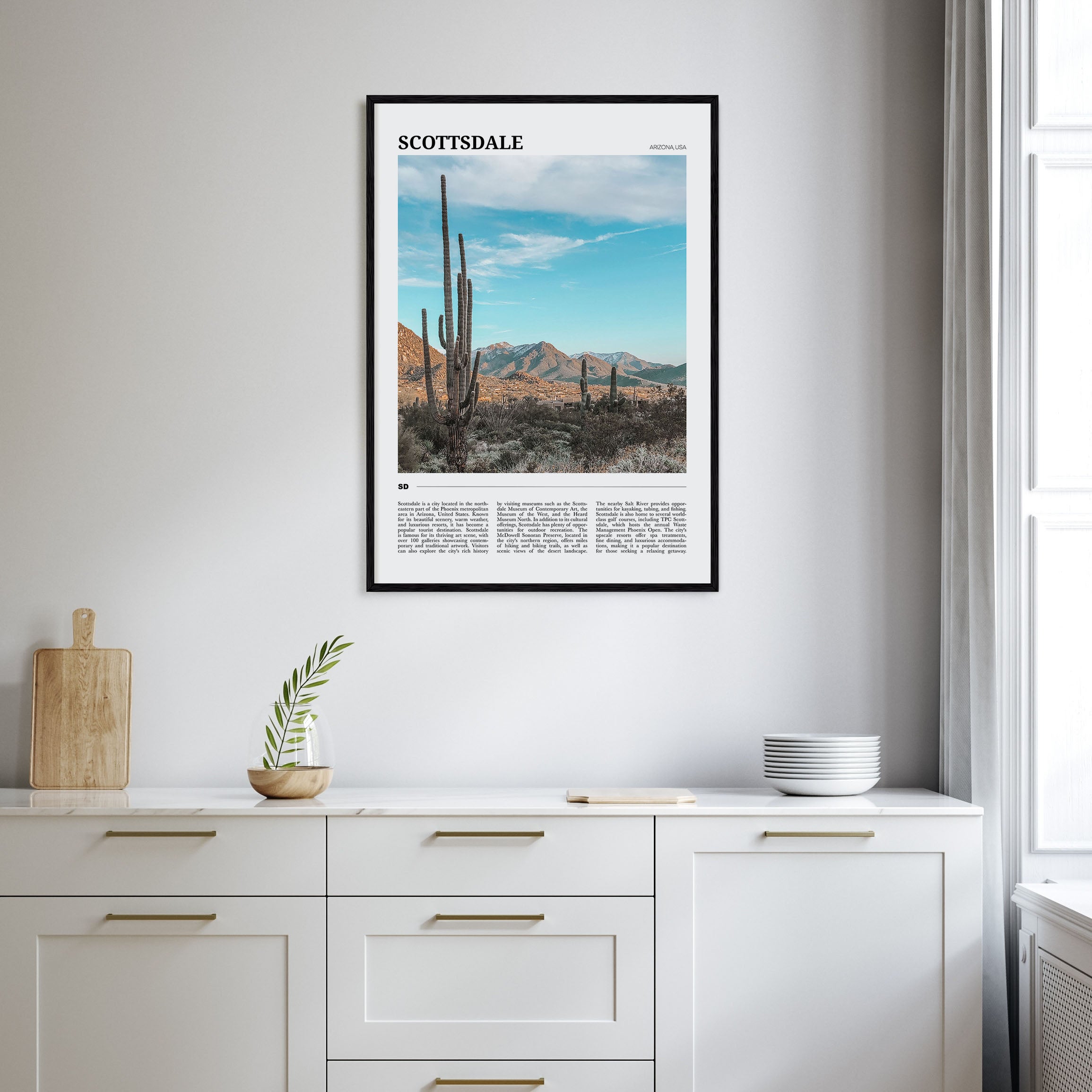 Scottsdale Travel Color Poster
