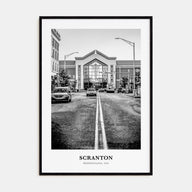 Scranton Portrait B&W No 2 Poster