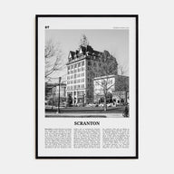 Scranton Travel B&W No 1 Poster