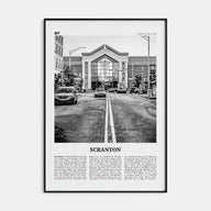 Scranton Travel B&W No 2 Poster