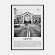 Scranton Travel B&W No 2 Poster