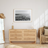 Seal Beach Landscape B&W Poster