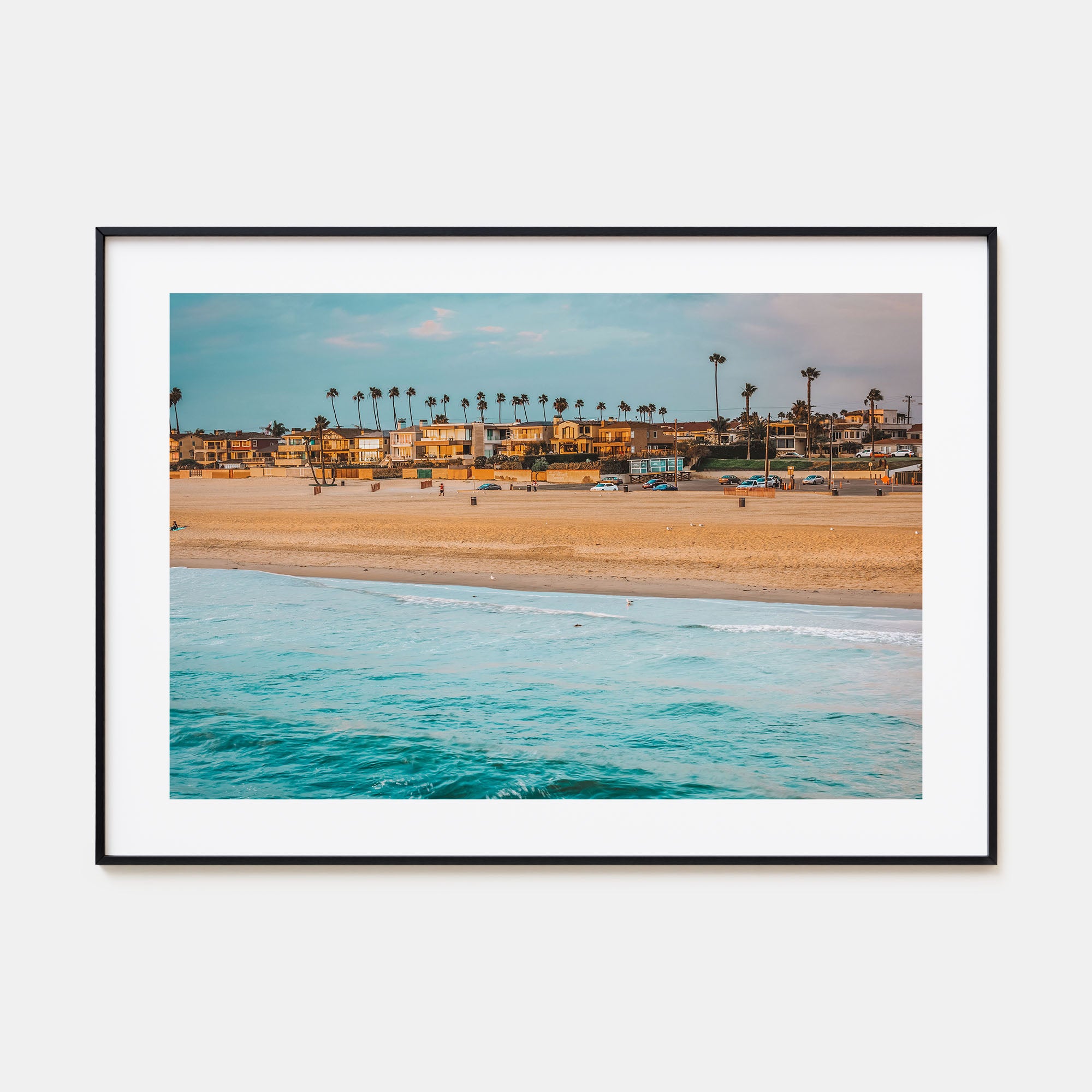 Seal Beach Landscape Color Poster