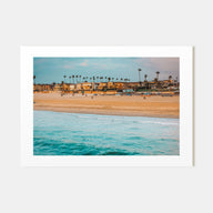 Seal Beach Landscape Color Poster