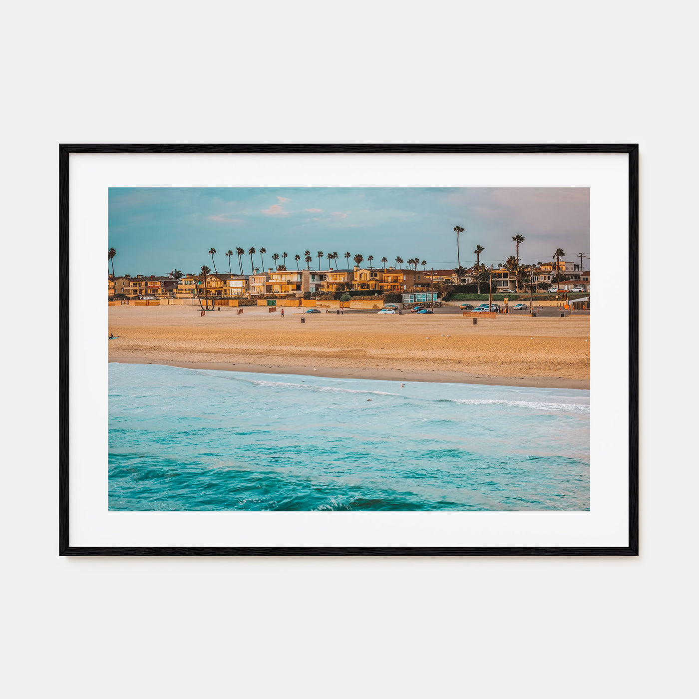 Seal Beach Landscape Color Poster