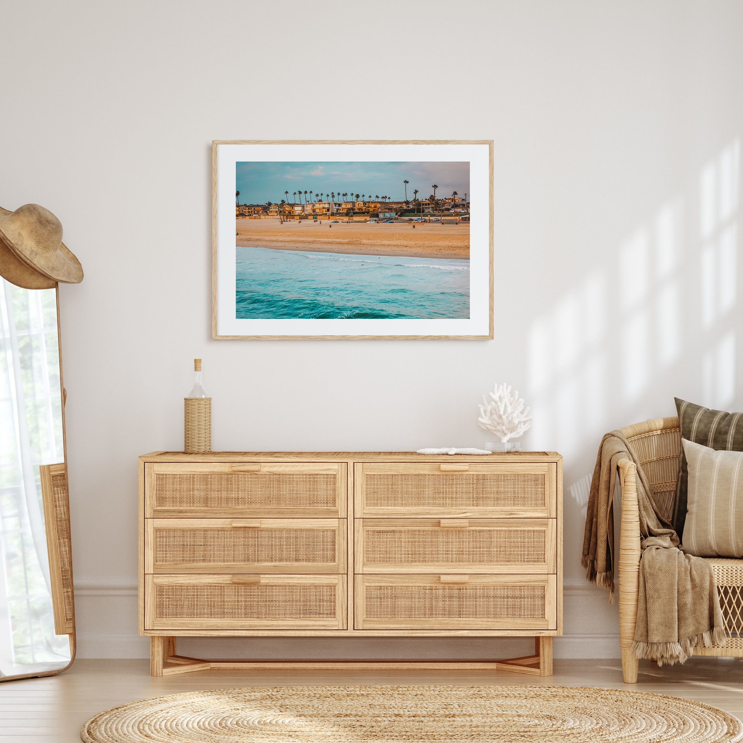 Seal Beach Landscape Color Poster