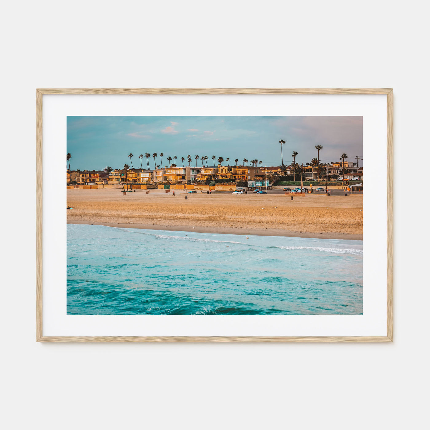 Seal Beach Landscape Color Poster