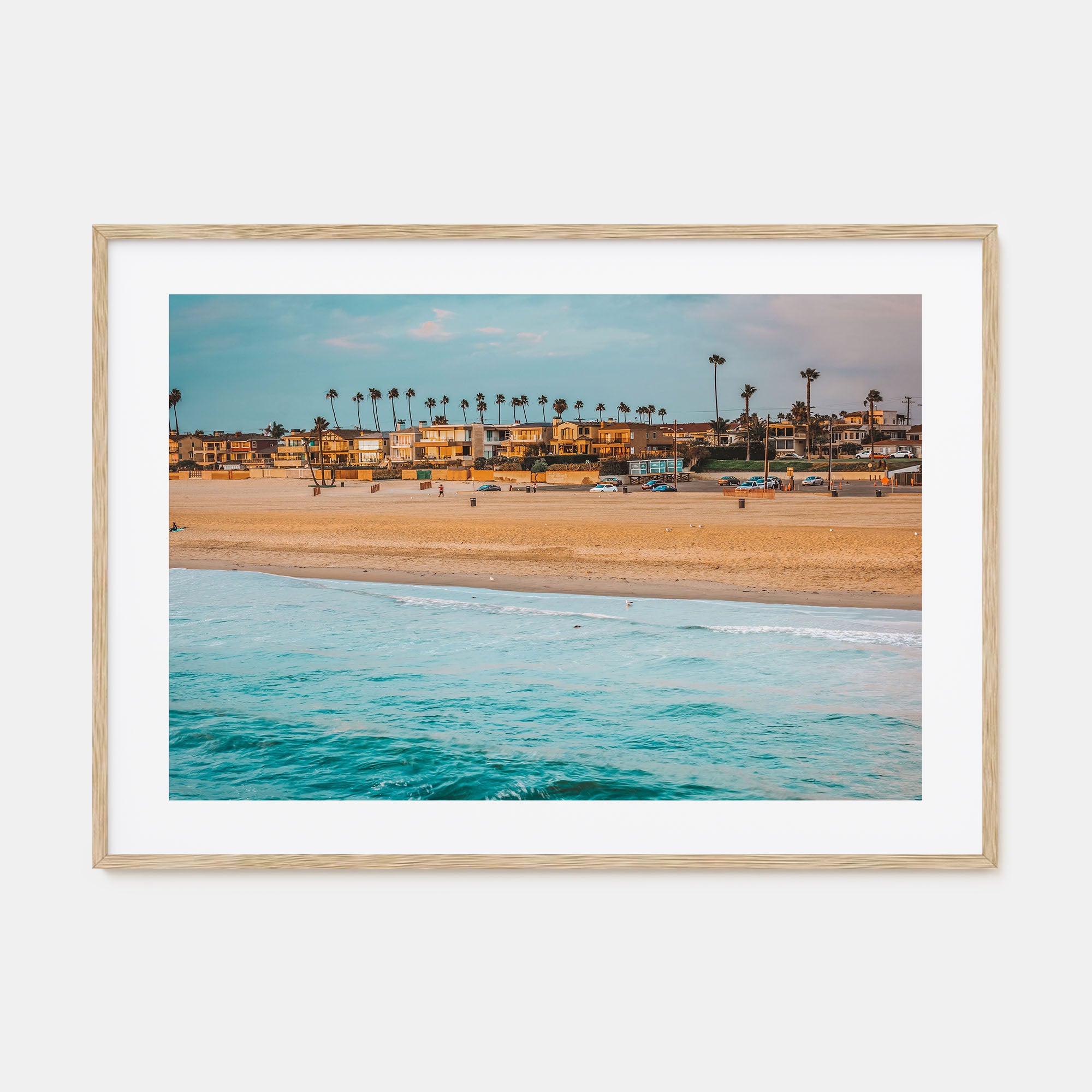 Seal Beach Landscape Color Poster