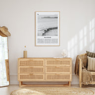 Seal Beach Travel B&W No 2 Poster