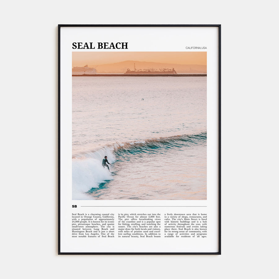 Seal Beach Travel Color No 1 Poster
