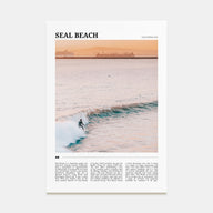 Seal Beach Travel Color No 1 Poster