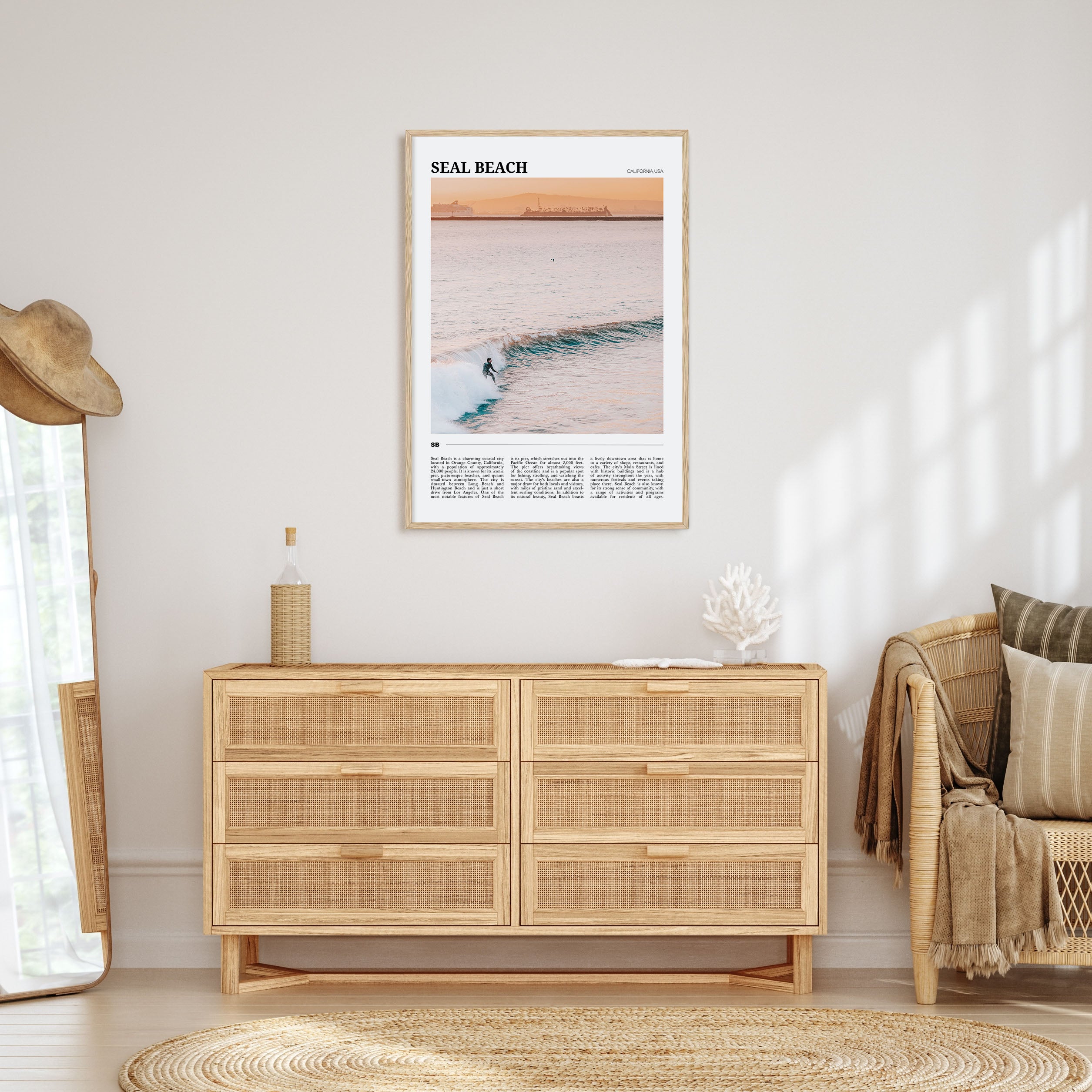 Seal Beach Travel Color No 1 Poster