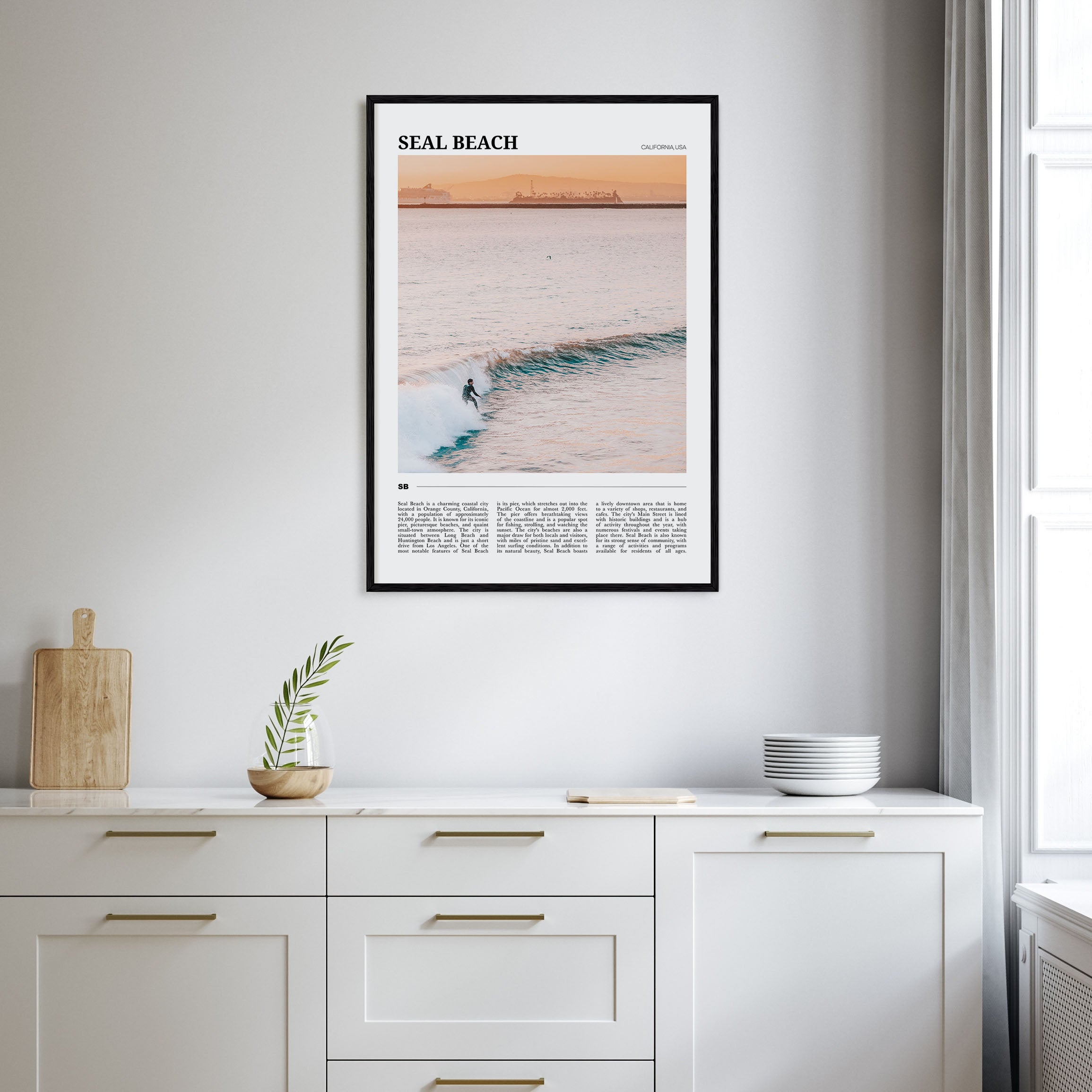 Seal Beach Travel Color No 1 Poster