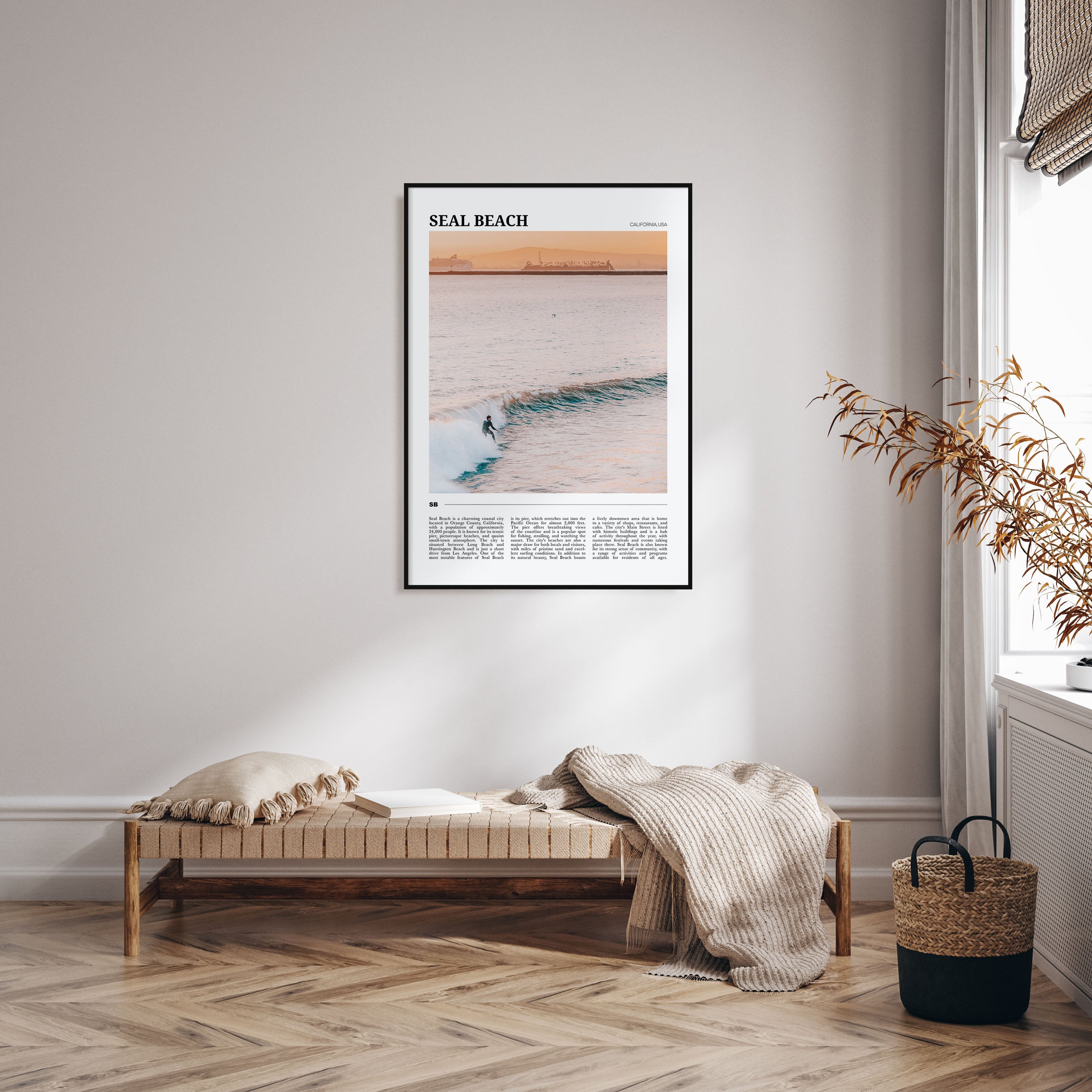 Seal Beach Travel Color No 1 Poster