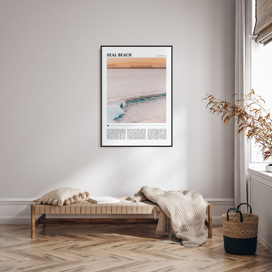 Seal Beach Travel Color No 1 Poster