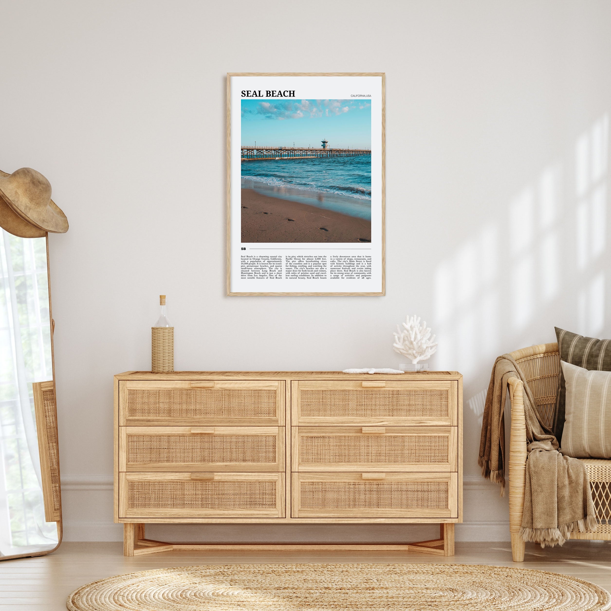 Seal Beach Travel Color No 2 Poster