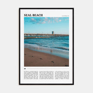 Seal Beach Travel Color No 2 Poster