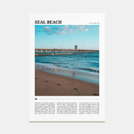 Seal Beach Travel Color No 2 Poster