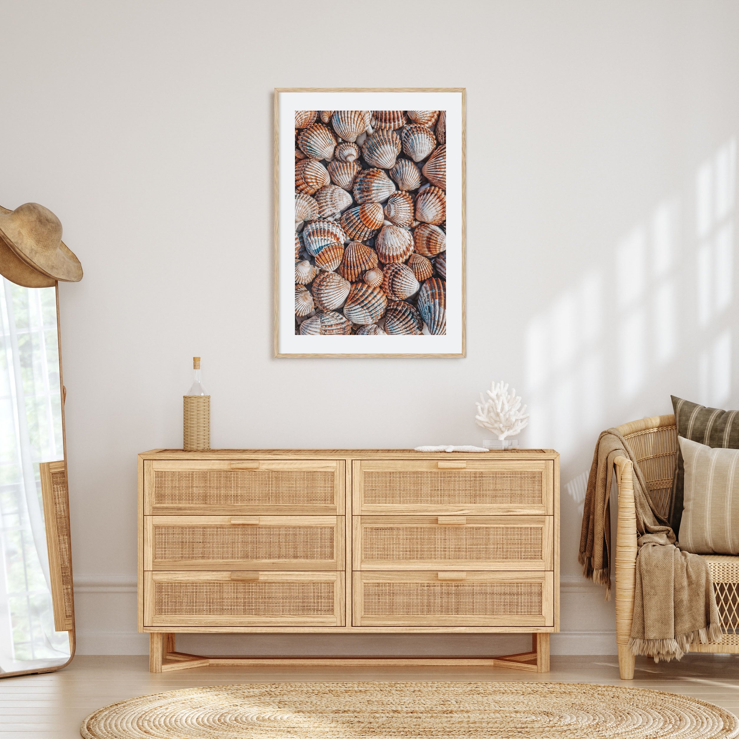 Seashells Photo Color Poster