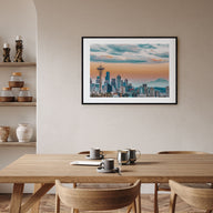 Seattle Landscape Color Poster