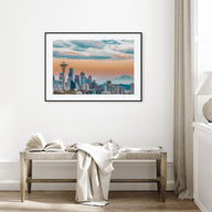 Seattle Landscape Color Poster