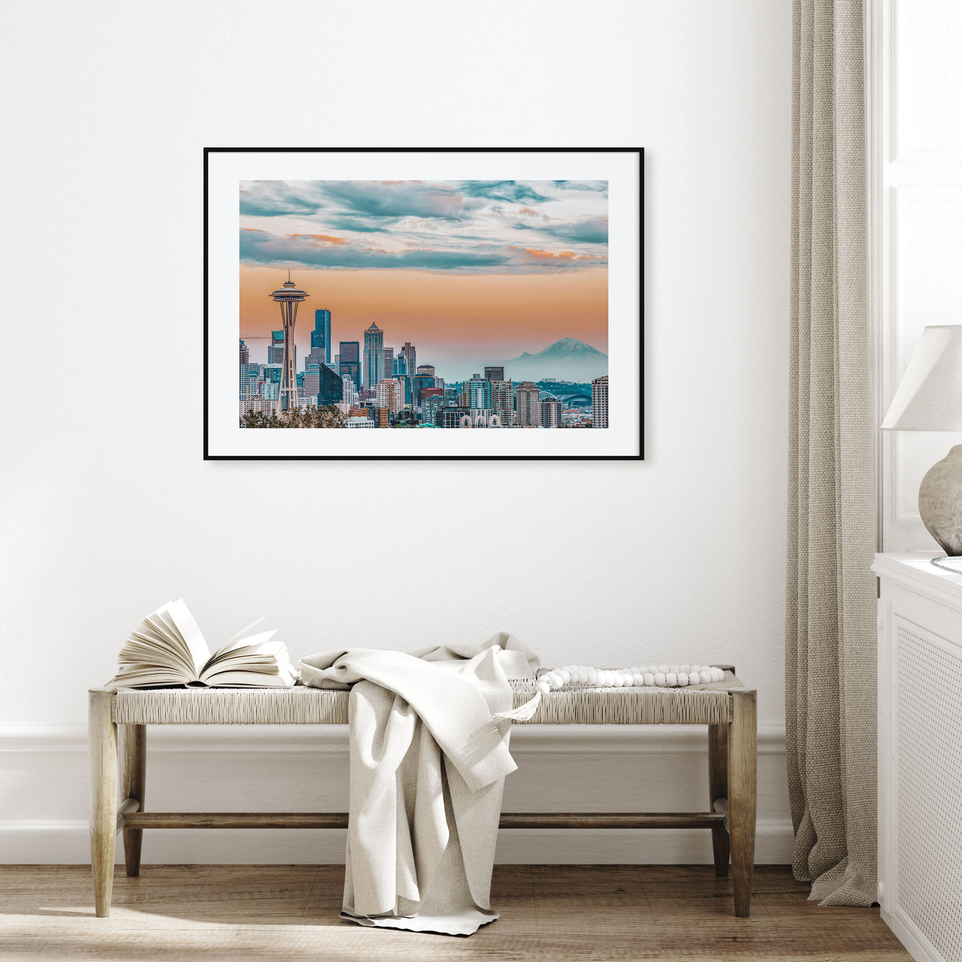 Seattle Landscape Color Poster