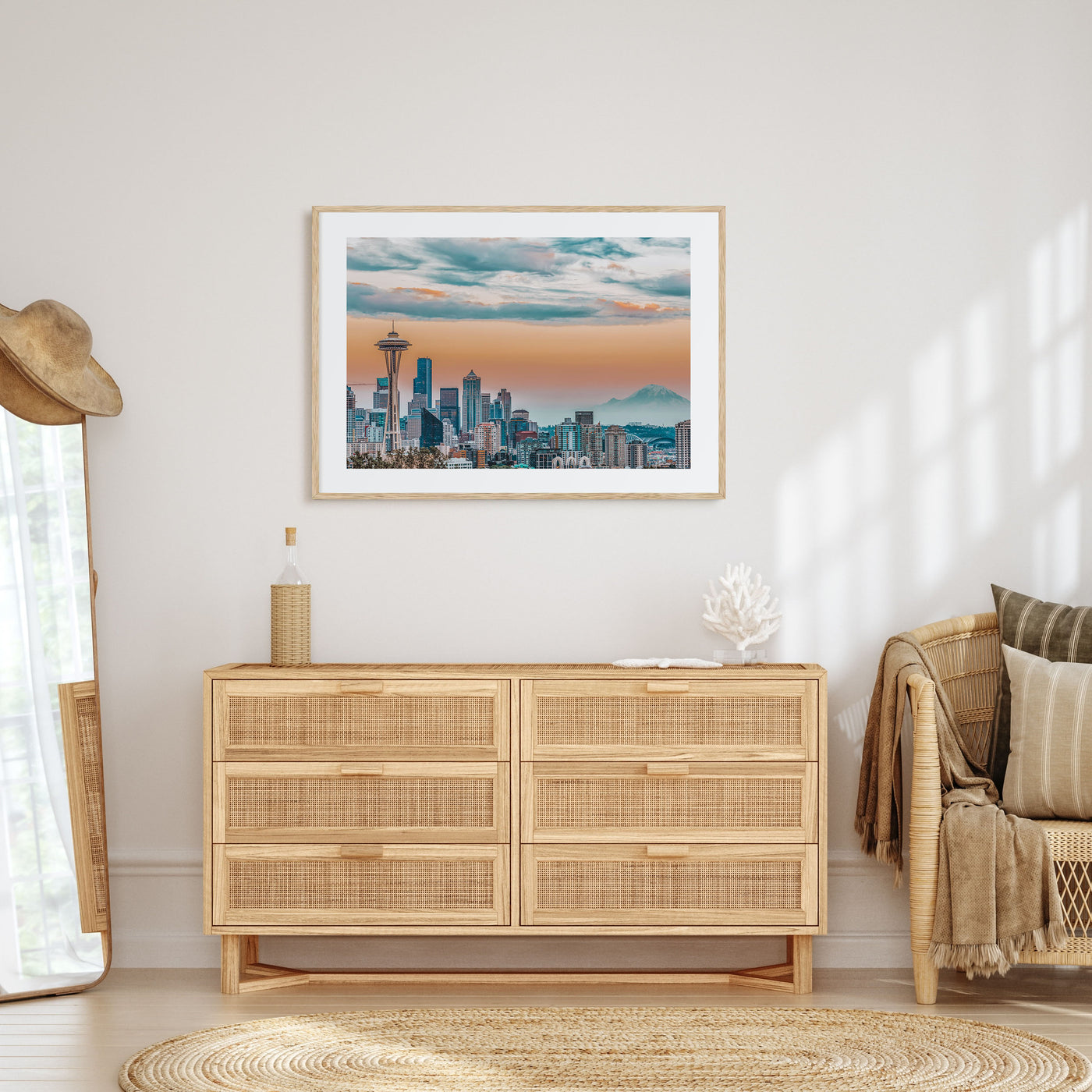 Seattle Landscape Color Poster