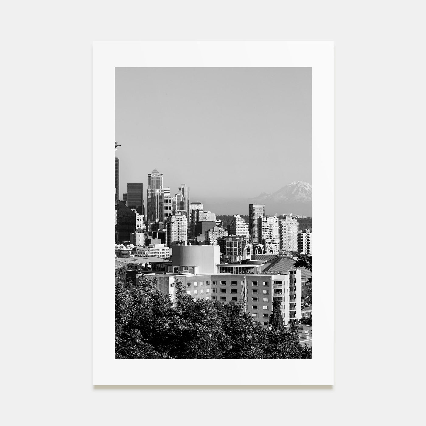 Seattle Photo B&W No 2 Poster
