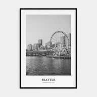 Seattle Portrait B&W No 3 Poster