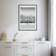 Seattle Travel B&W No 1 Poster